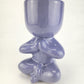 Vintage Yoga Figurine Ceramic Flower Pot Candle Holder