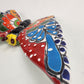 Butterfly Figurine Wall Deco Hand Painted Mexican Talavera Pottery