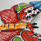 Butterfly Wall Deco Hand Painted Mexican Talavera