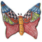 Ceramic Butterfly Wall Deco Hand Painted