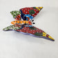 Butterfly Figurine Wall Deco Hand Painted Mexican Talavera Art