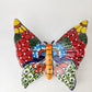 Hand-Painted Butterfly Clay Figurine