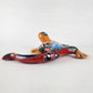 Gecko Hand-painted Pottery Mexican Folk Art Garden Deco