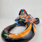 Iguana Hand Painted Figure Mexican Talavera Folk Art Pottery