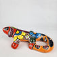 Iguana Figure - Mexican Folk Art Pottery - Hand-Painted