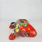 Ceramic Iguana Figurine Garden Deco - Mexican Folk Art Home Decor