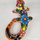 Hand Painted Ceramic Iguana Figurine Mexican Folk Art Home Decor