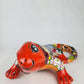 Hand Painted Ceramic Iguana Figurine Mexican Folk Art Home Decor