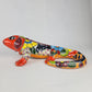 Hand Painted Ceramic Iguana Figurine Mexican Folk Art Home Decor