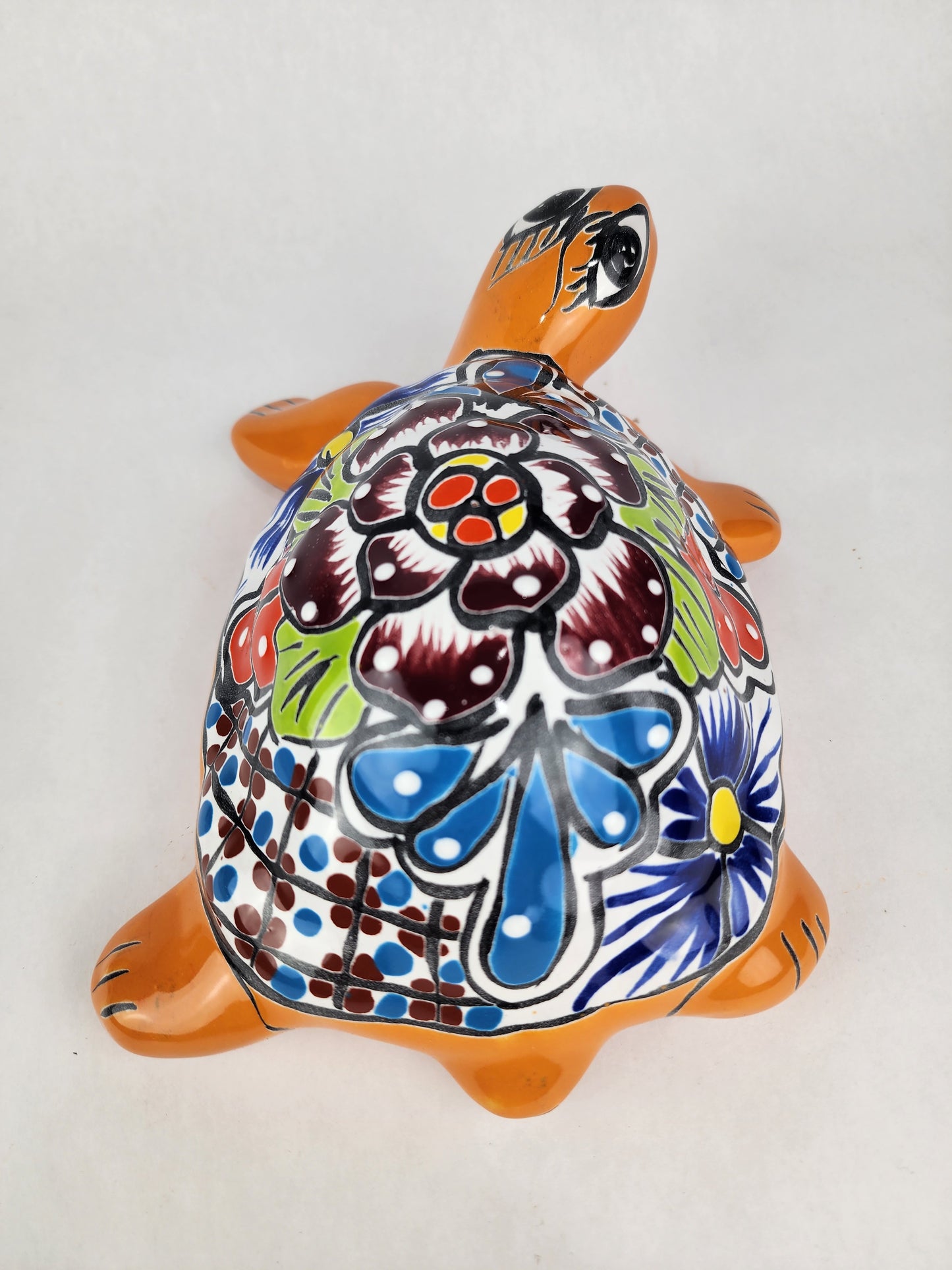 Weather-Resistant Ceramic Turtle - Handcrafted Home & Garden Art