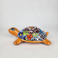 Vibrant Handcrafted Ceramic Turtle - Perfect for Home & Garden