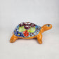 Handcrafted Ceramic Turtle Figurine - Vibrant & Weather-Resistant