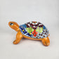 Handcrafted Ceramic Turtle Figurine - Vibrant & Weather-Resistant