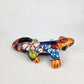 Ceramic Iguana Animal Figure - Mexican Folk Art Pottery - Hand-Painted