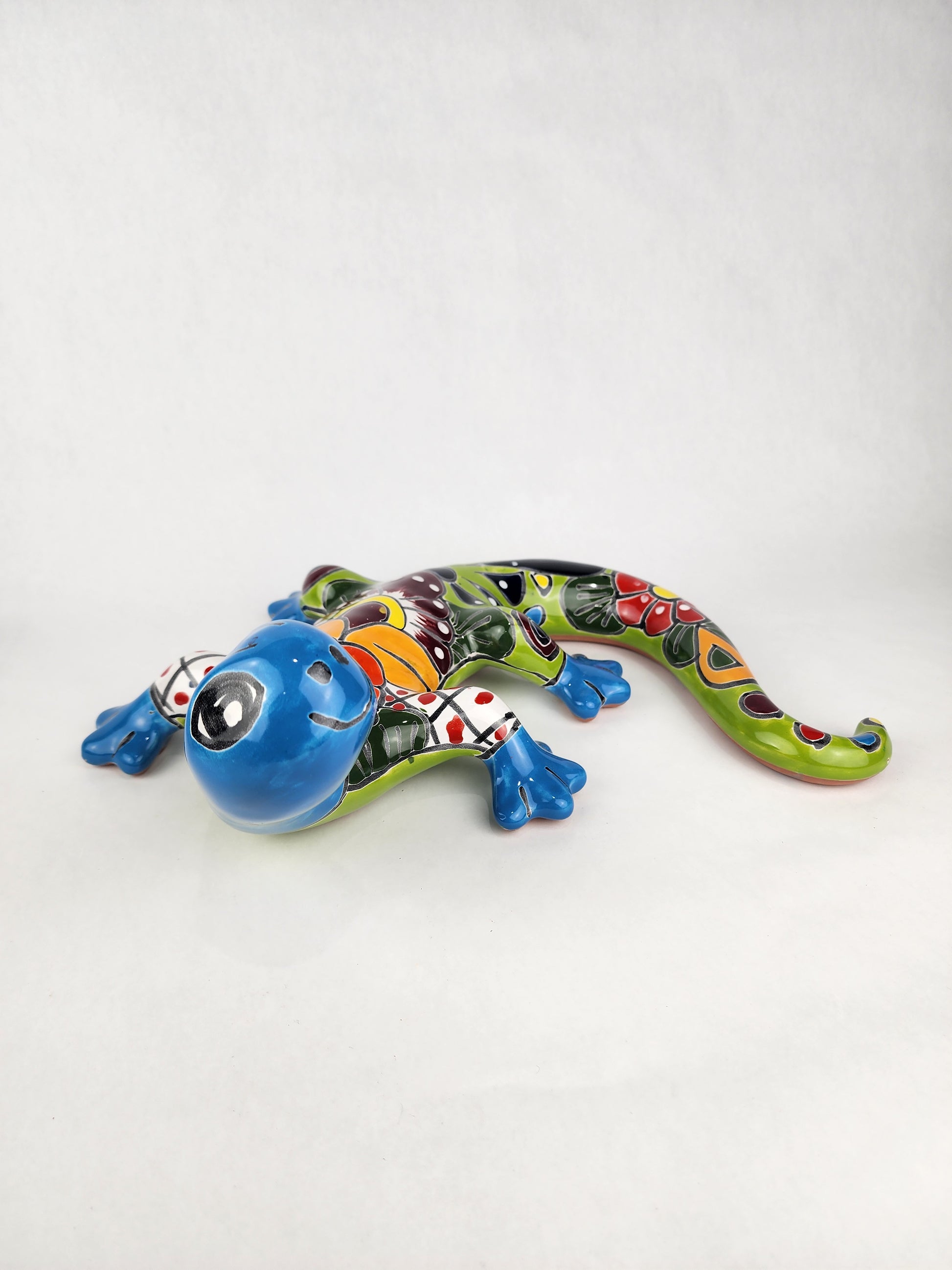 Garden Deco Hand Painted Gecko