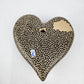 Hand-Painted Puffy Ceramic Heart – Mexican Folk Art, Perfect for Decor