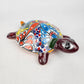 Clay Turtle Hand Painted Mexican Folk Art