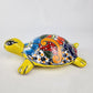 Handcrafted Ceramic Turtle - Vibrant, Weather-Resistant Art Home Decor