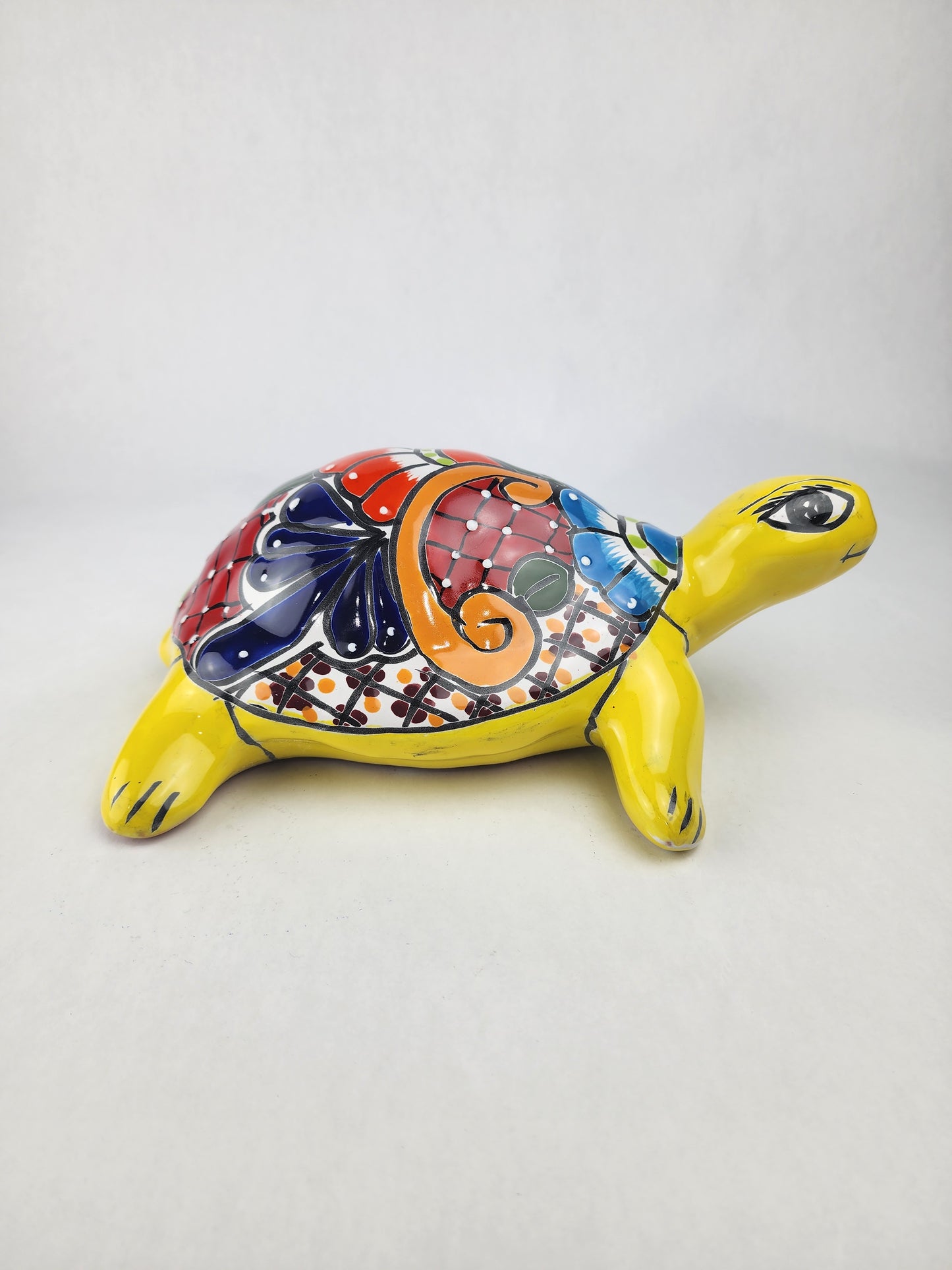 Handcrafted Ceramic Turtles | Vibrant Decor for Home & Garden