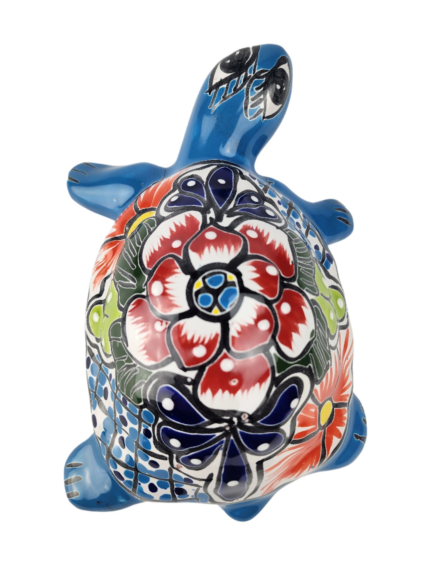 Bold & Weather-Resistant Talavera Turtle