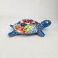 Handcrafted Ceramic Turtle | Vibrant Folk Art for Home & Garden