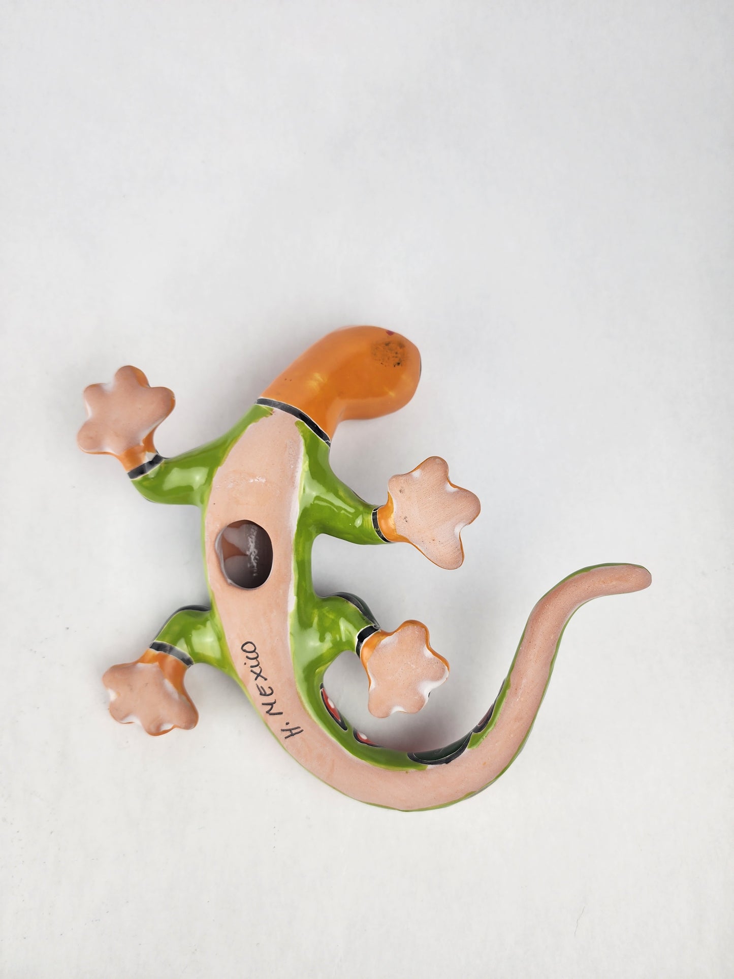 Talavera Gecko – Handcrafted Mexican Folk Art Ceramic Figurine