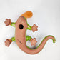 Handcrafted Talavera Gecko – Colorful Mexican Pottery Decor