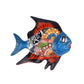 Colorful Ceramic Fish Wall Decor 