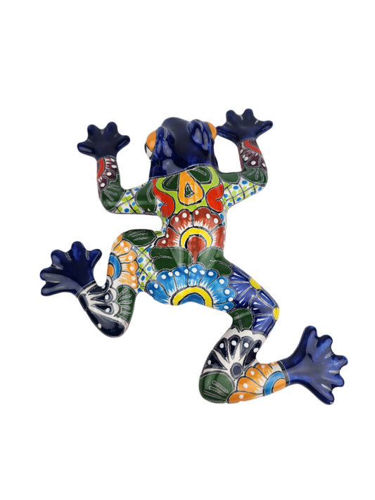 Hand Painted Ceramic Frog - Casa Villa Arte