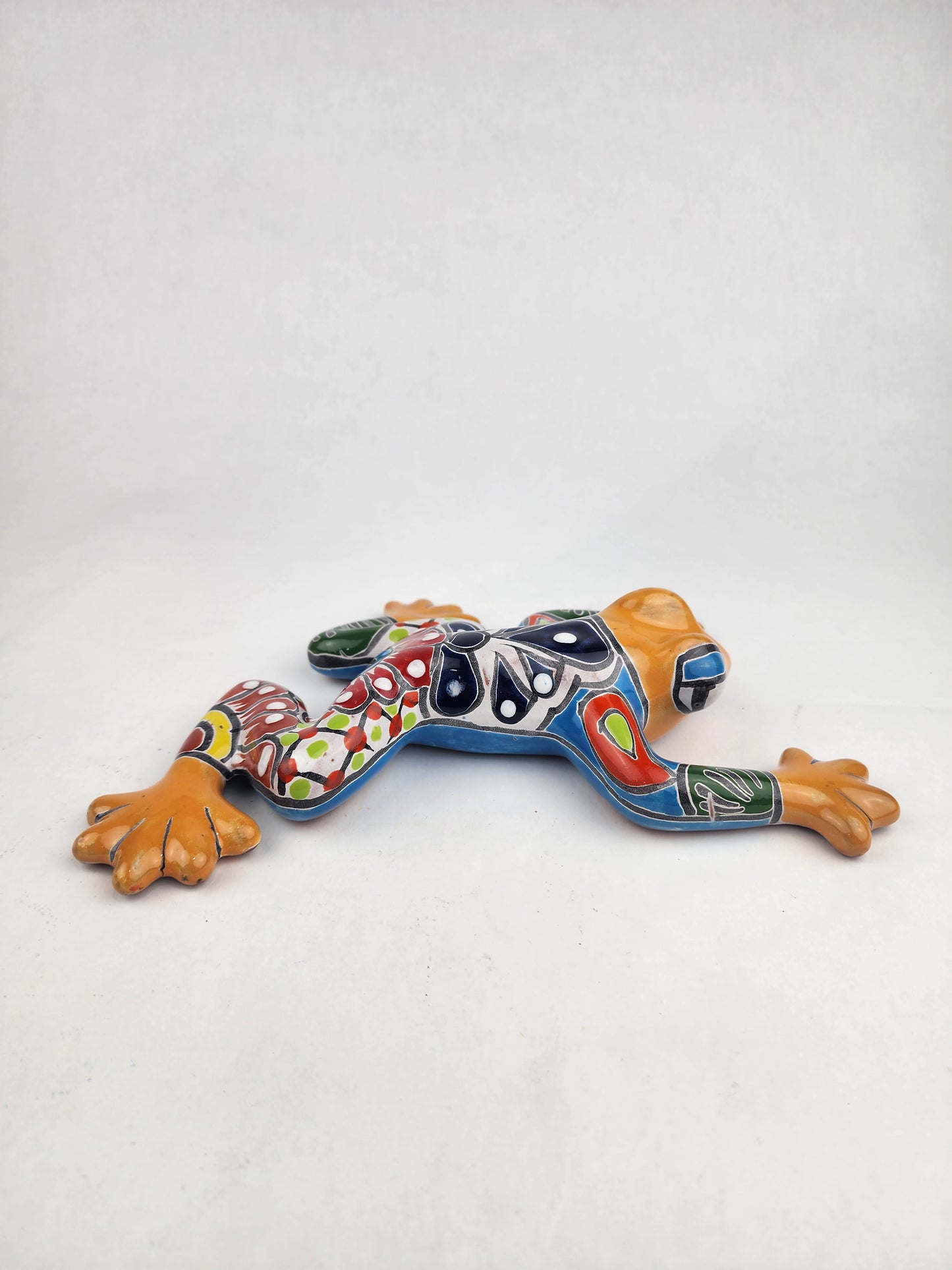 Handmade Talavera Frog – Unique Mexican Pottery for Home & Patio
