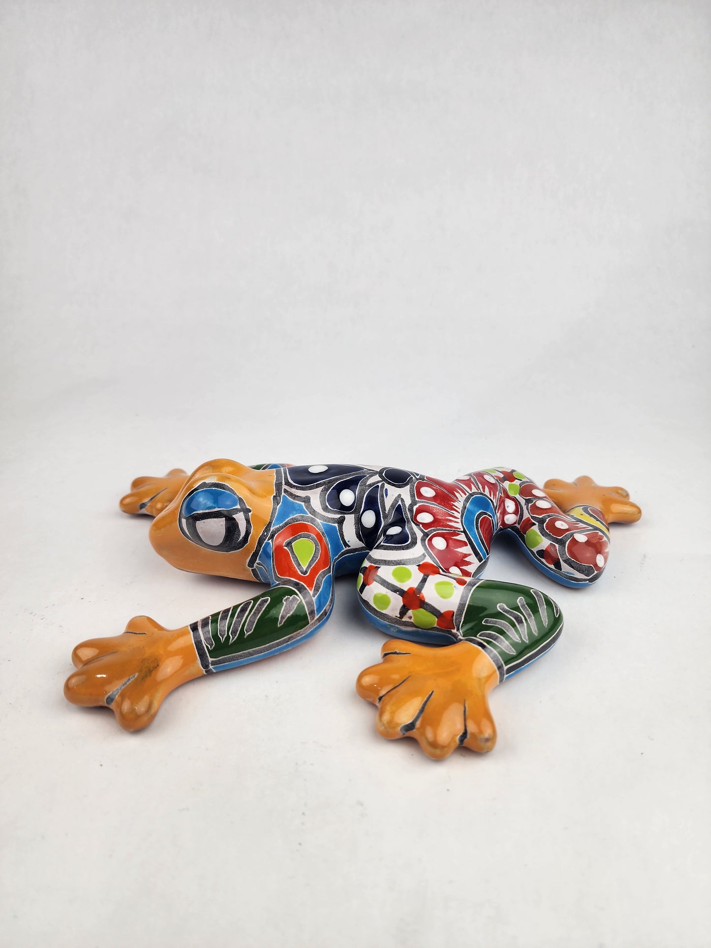Handmade Talavera Frog – Unique Mexican Pottery for Home & Patio