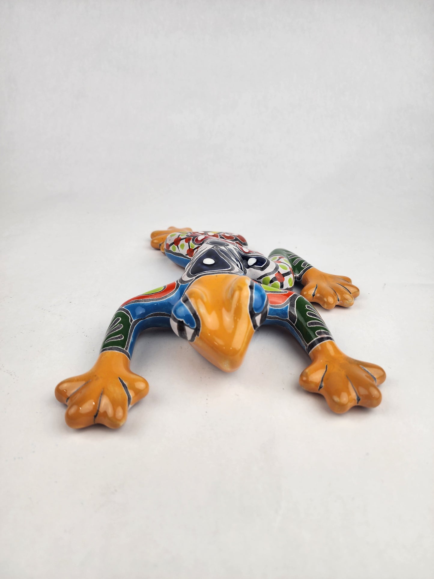 Handmade Talavera Frog – Unique Mexican Pottery for Home & Patio