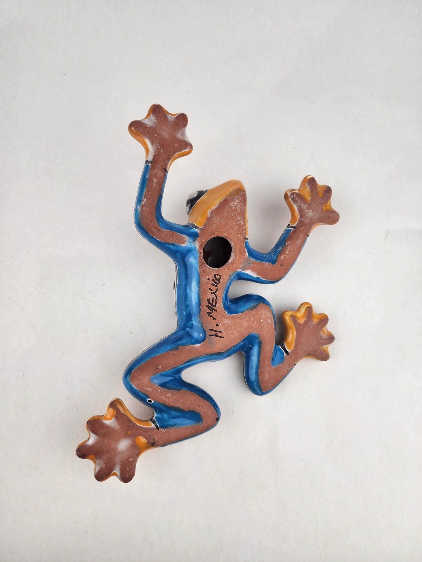 Handmade Talavera Frog – Unique Mexican Pottery for Home & Patio