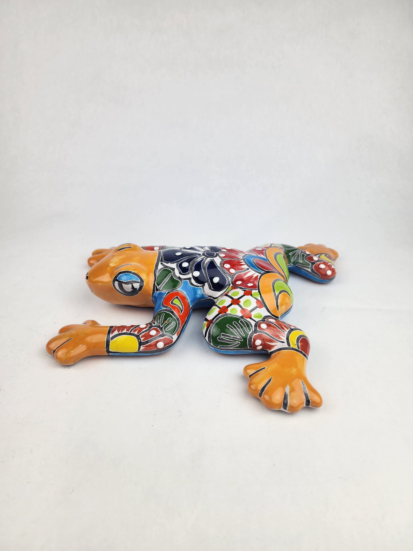 Talavera Frog Decor – Hand-Painted Mexican Pottery for Garden