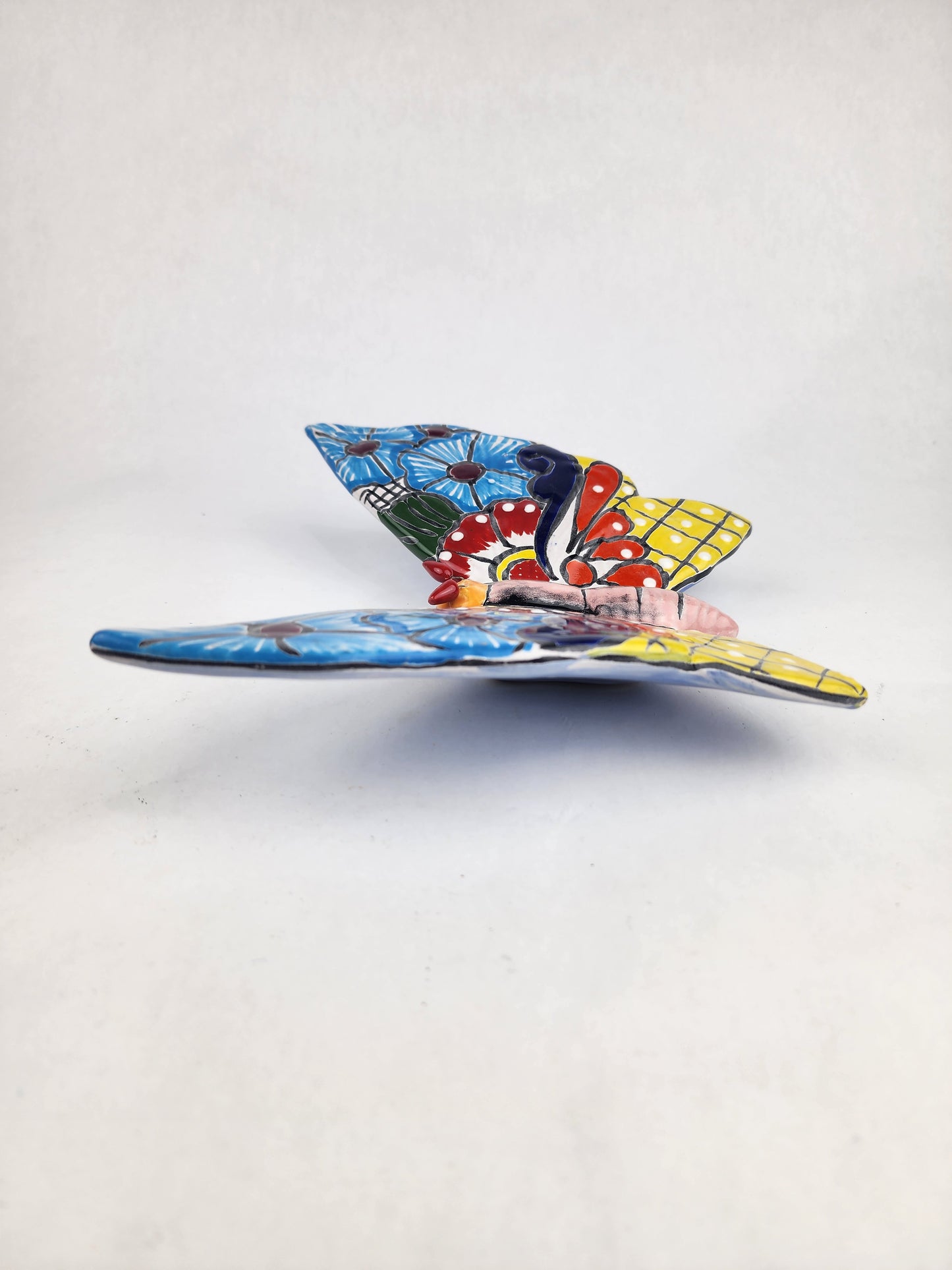 Talavera Butterfly – Artisan Gift for Garden & Wall Art Lovers