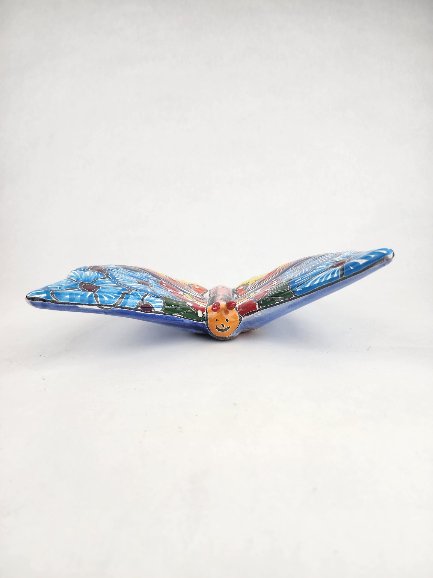 Talavera Butterfly – Authentic Mexican Folk Art Wall Sculpture