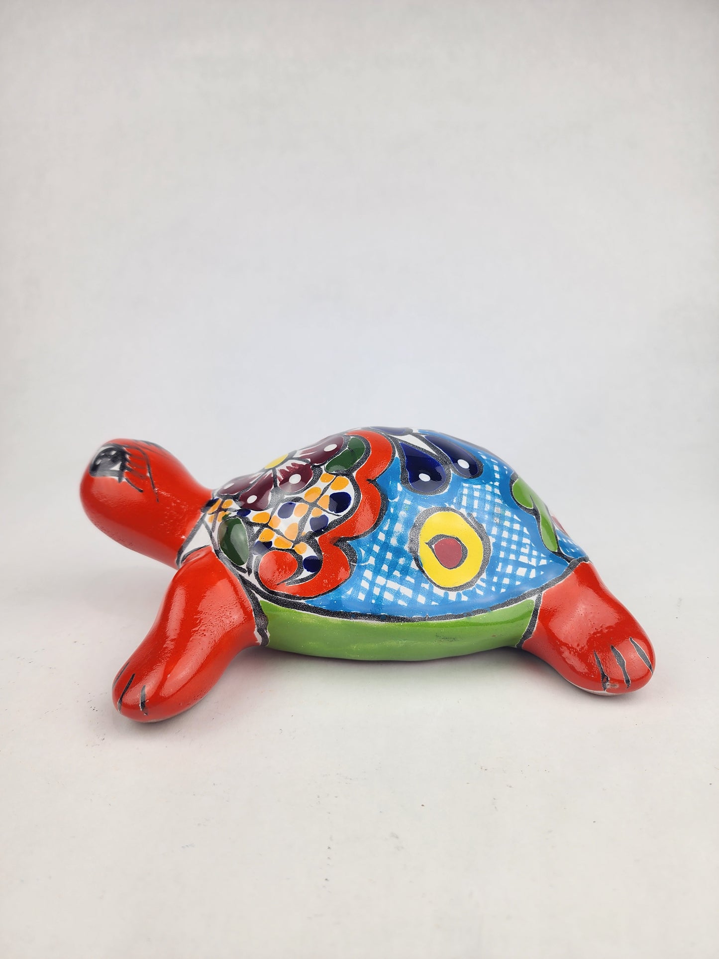 Talavera Turtle – Outdoor Mexican Pottery for Garden & Patio