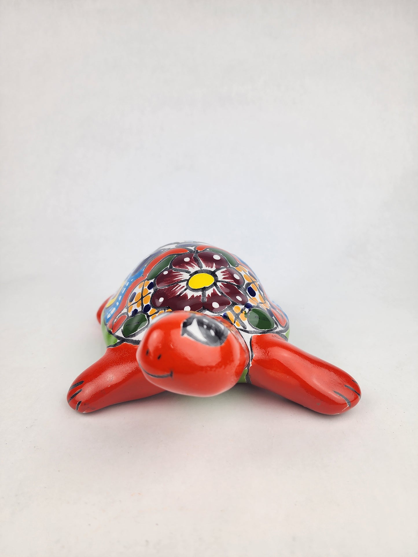 Talavera Turtle – Outdoor Mexican Pottery for Garden & Patio