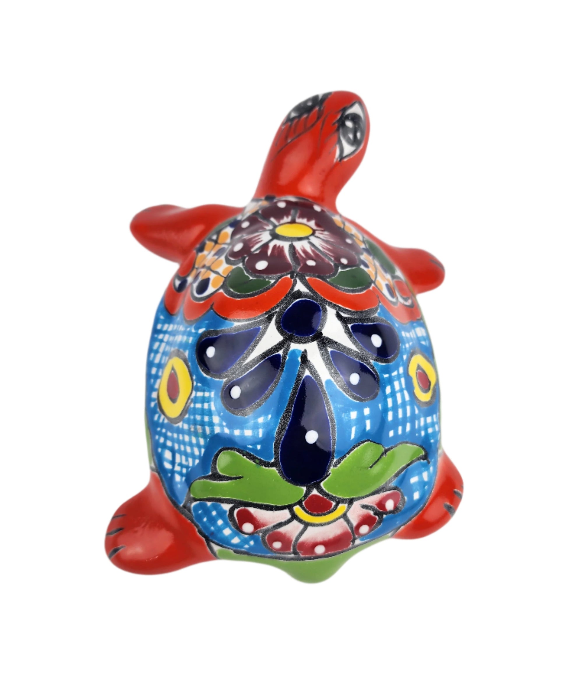 Vibrant Colors Ceramic Turtle 