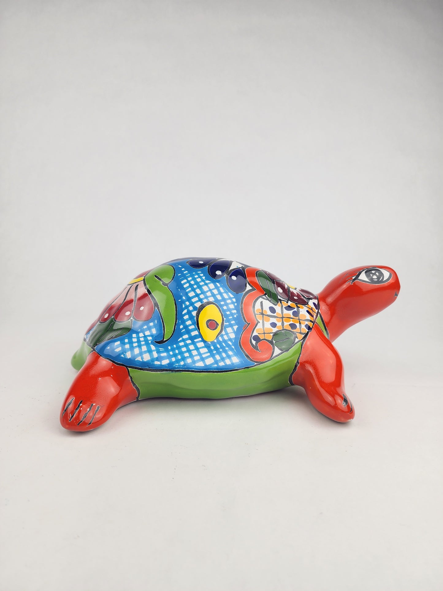Talavera Turtle – Handcrafted Mexican Ceramic Folk Art