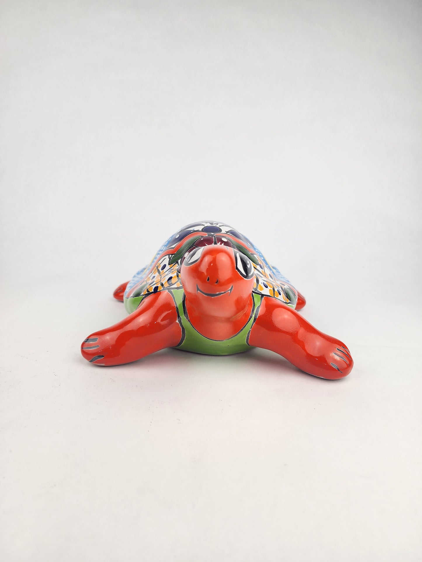 Talavera Turtle – Handcrafted Mexican Ceramic Folk Art