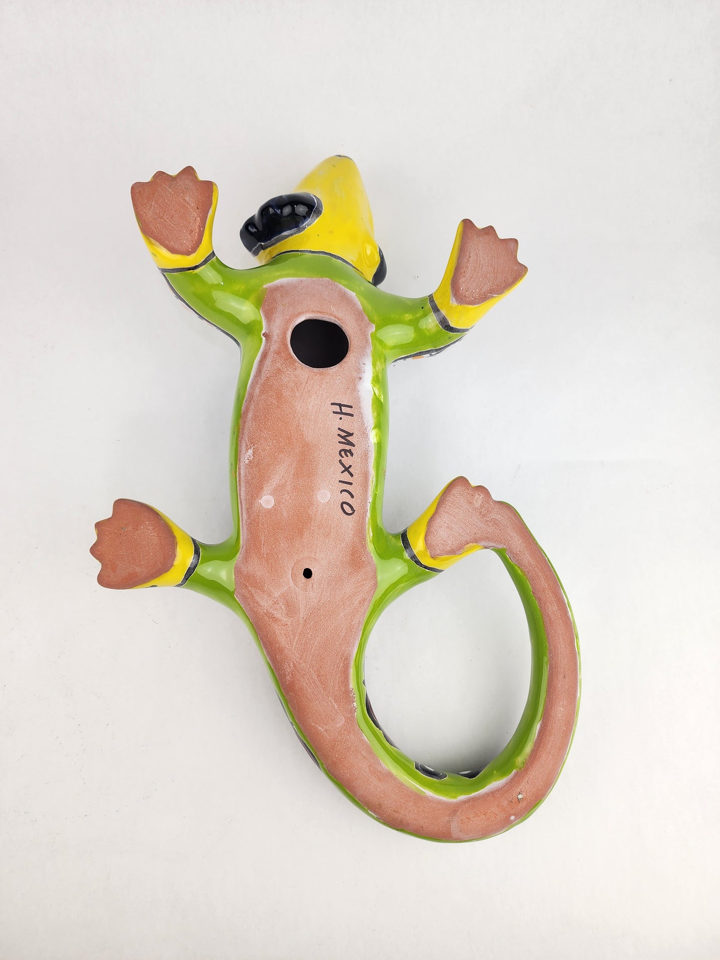 Talavera Iguana Sculpture – Authentic Mexican Handcrafted Art