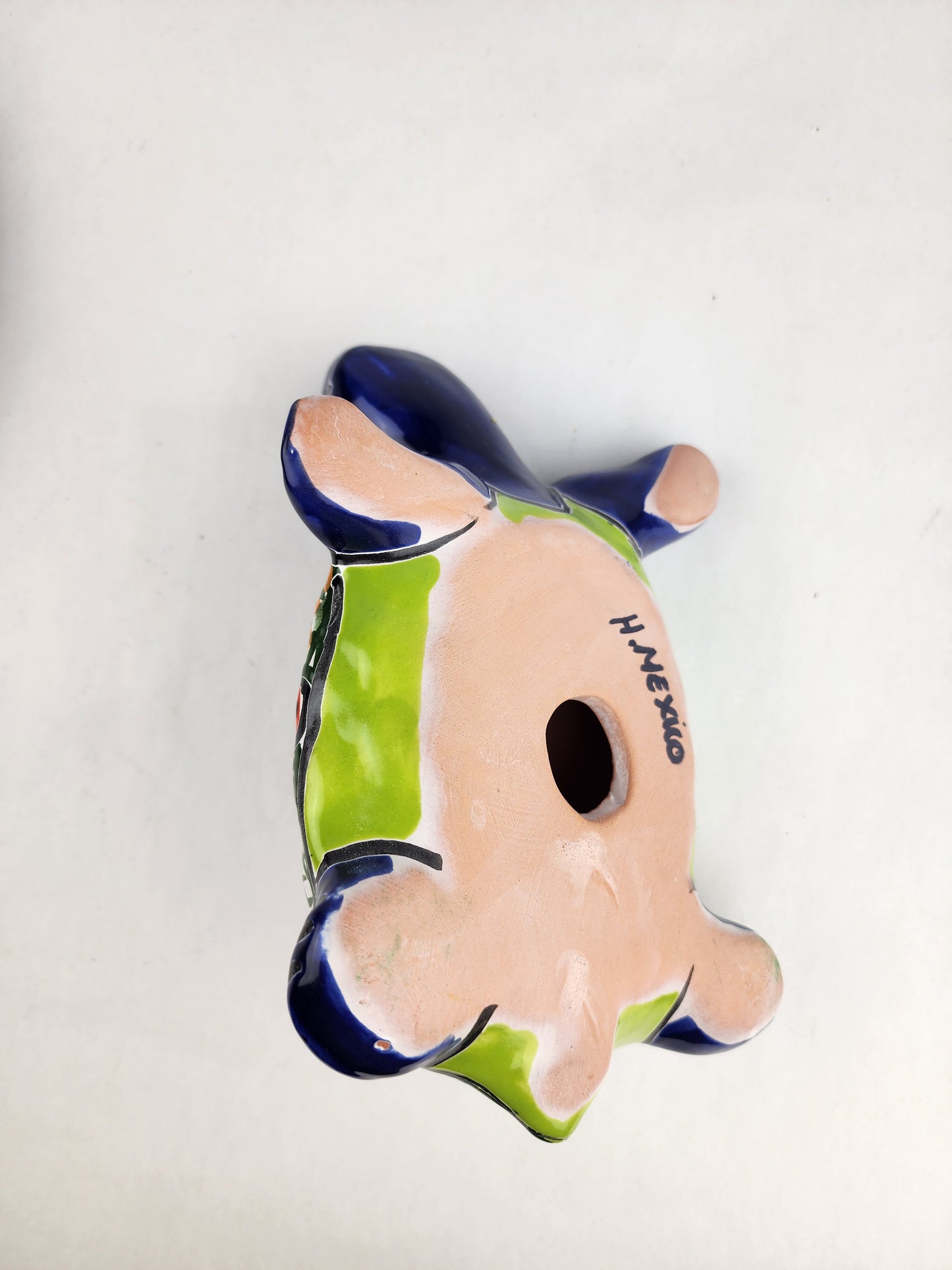 Talavera Turtle – Hand-Painted Mexican Pottery Garden Decor