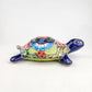 Talavera Turtle – Handmade Mexican Folk Art for Garden or Home