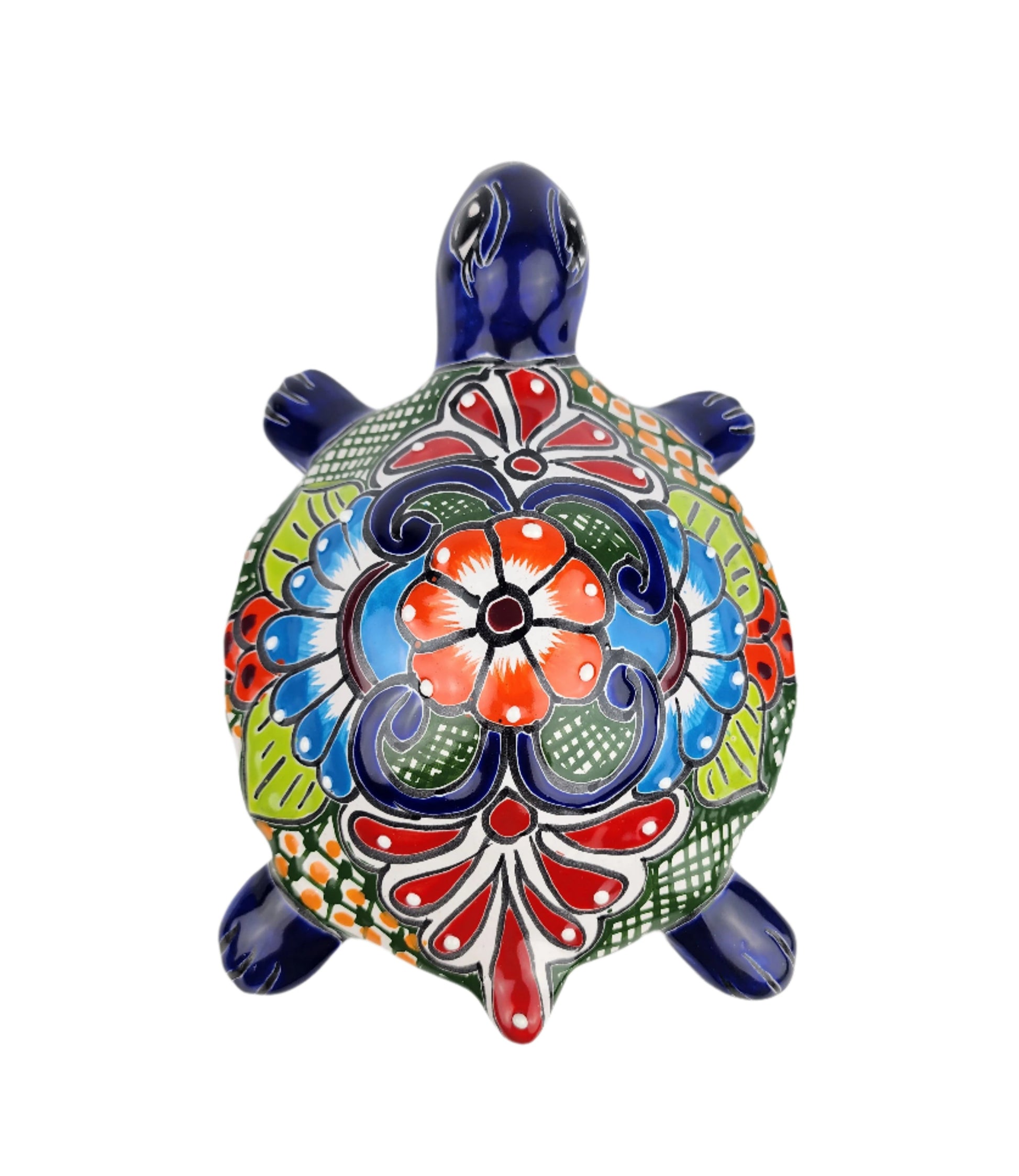 Colorful Ceramic Turtle - Casa Villa Arte
