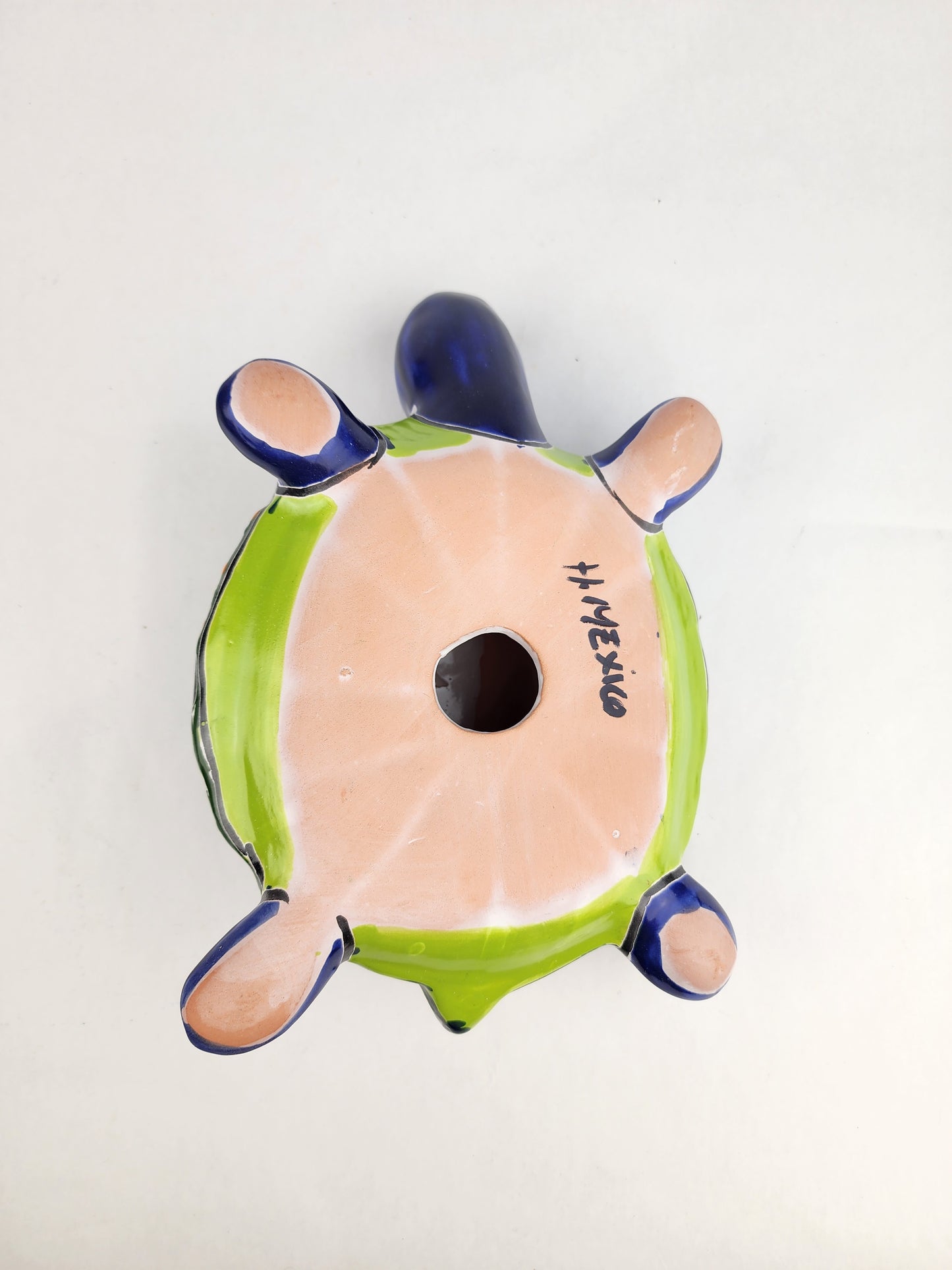 Talavera Turtle – Handmade Mexican Folk Art for Garden or Home