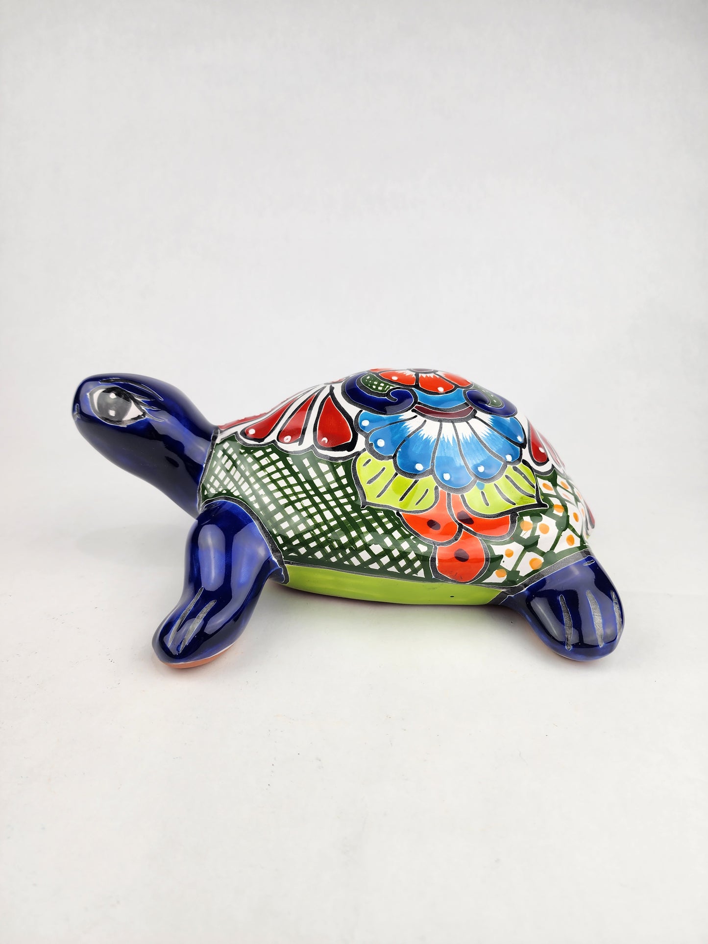 Talavera Turtle – Authentic Mexican Handcrafted Ceramic Figurine