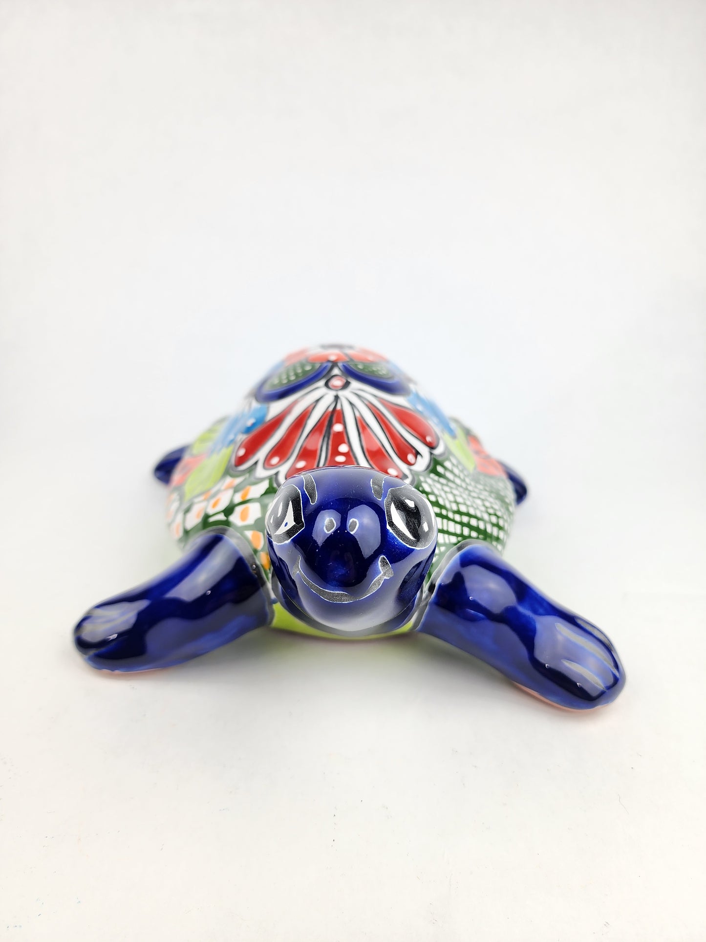Talavera Turtle – Authentic Mexican Handcrafted Ceramic Figurine