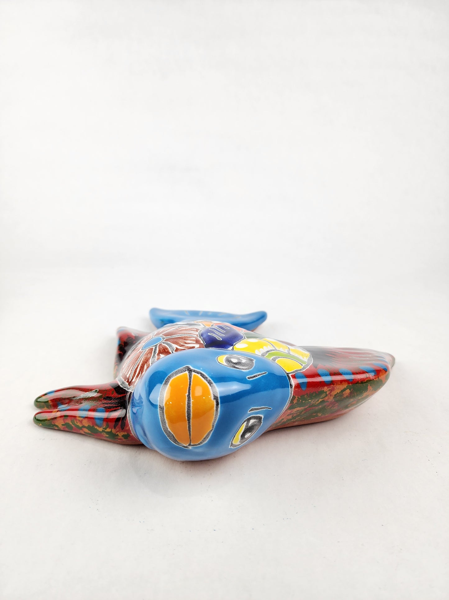 Mexican Ceramic Fish – Vibrant Garden or Patio Wall Art