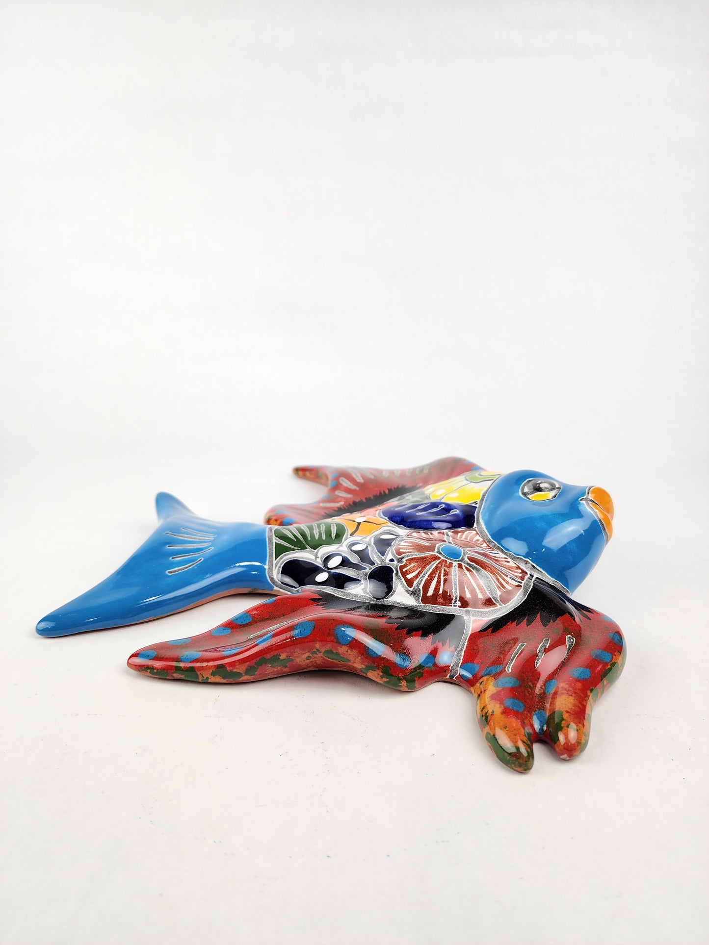 Hand-Painted Ceramic Fish – Unique Coastal Wall Decor
